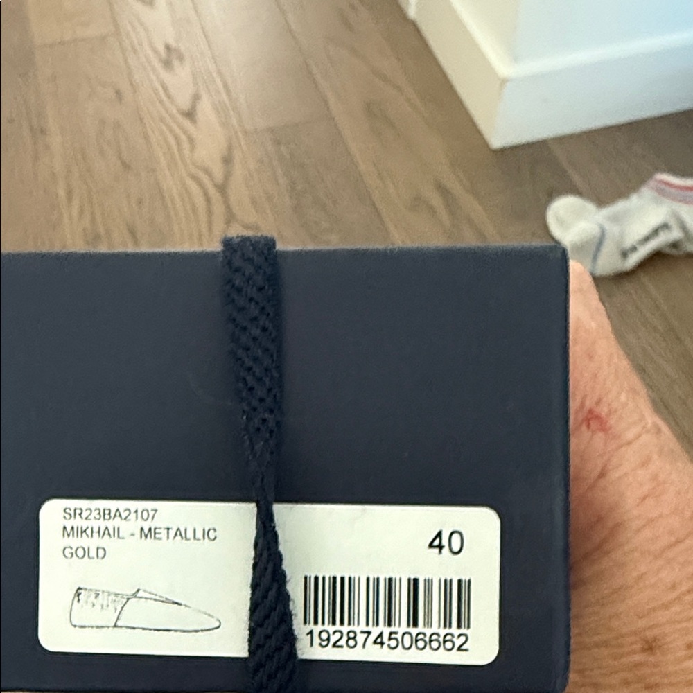 Tibi Mikhail Gold Loafers